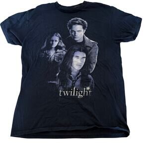 Twilight Tee Womens M Goth Grunge Y2K Vampire Wolf Bella Edward